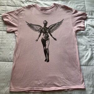 NIRVANA Pink Crew Neck Tee